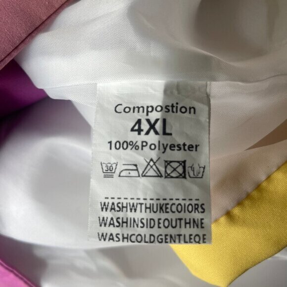 Women's Multicolor Cropped Blazer Fairy Button up Preppy Plus Size 4X - Picture 7 of 7